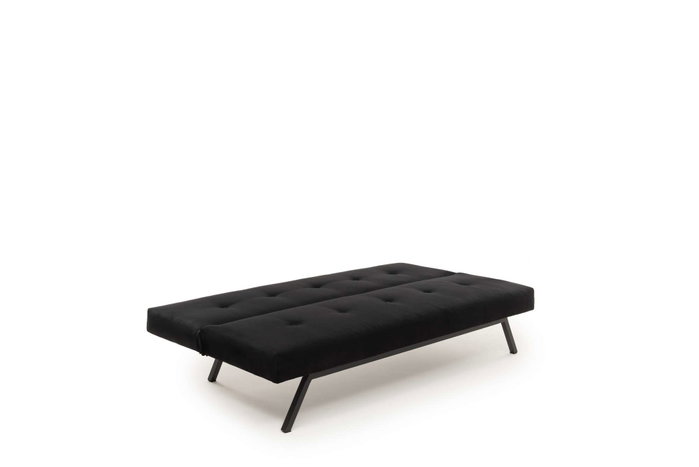 Atelier Del Sofa Zola - Sofá-Cama de 3 Plazas Negro Atelier Del Sofa Zola - Sofá-Cama de 3 Plazas Negro